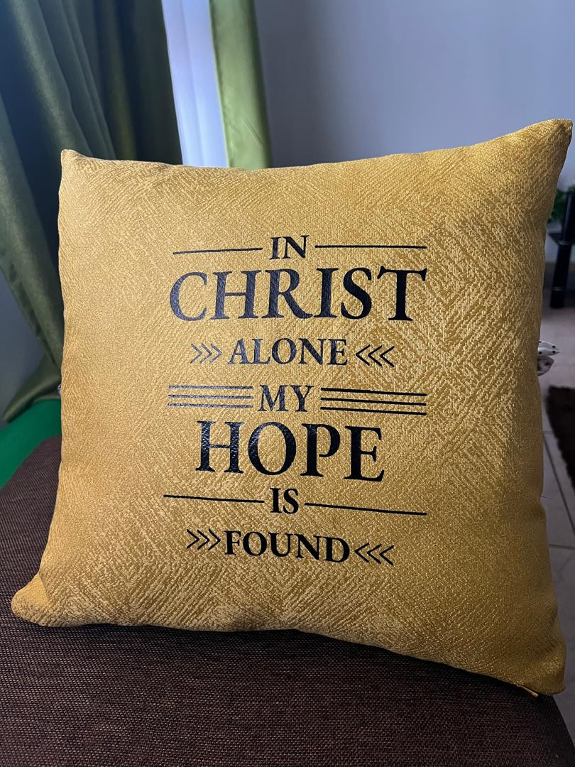 Walk by Faith Cushion